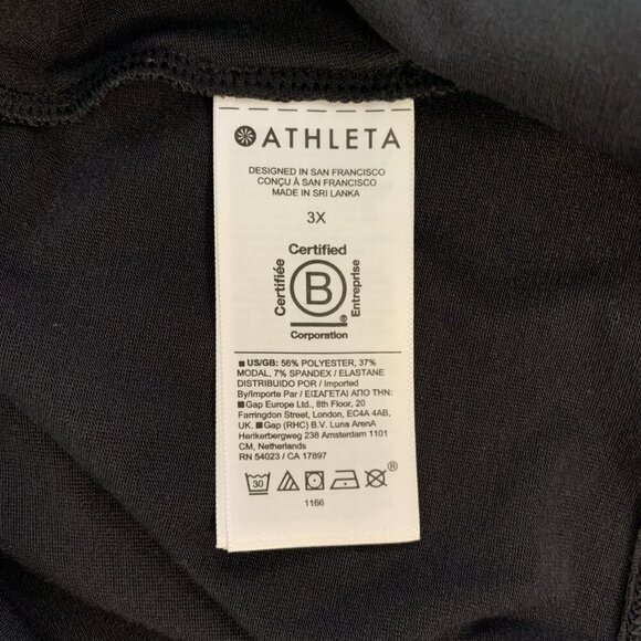 Athleta Womens 3X Air Out Cinch Tank Top Sleeveless Knit Stretch Athleisure - Picture 7 of 13